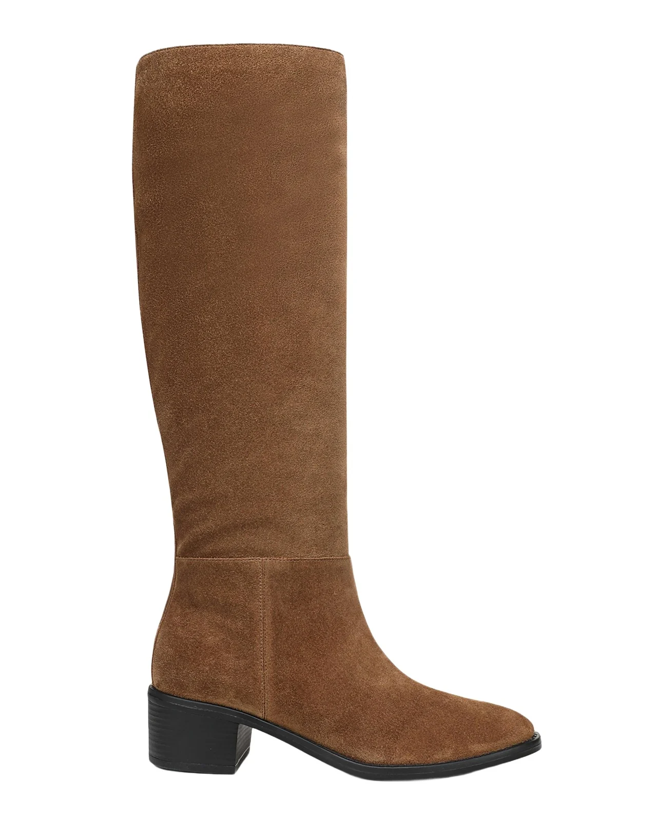 50mm Pace Suede Wide Calf Knee-High Boots