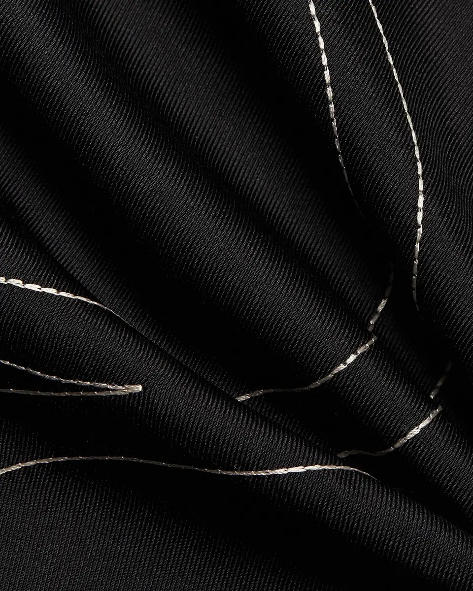 TOTEME Silk Stitched-Logo Shorts | Thumbnail 6 TOTEME Silk Stitched-Logo Shorts | Thumbnail 6