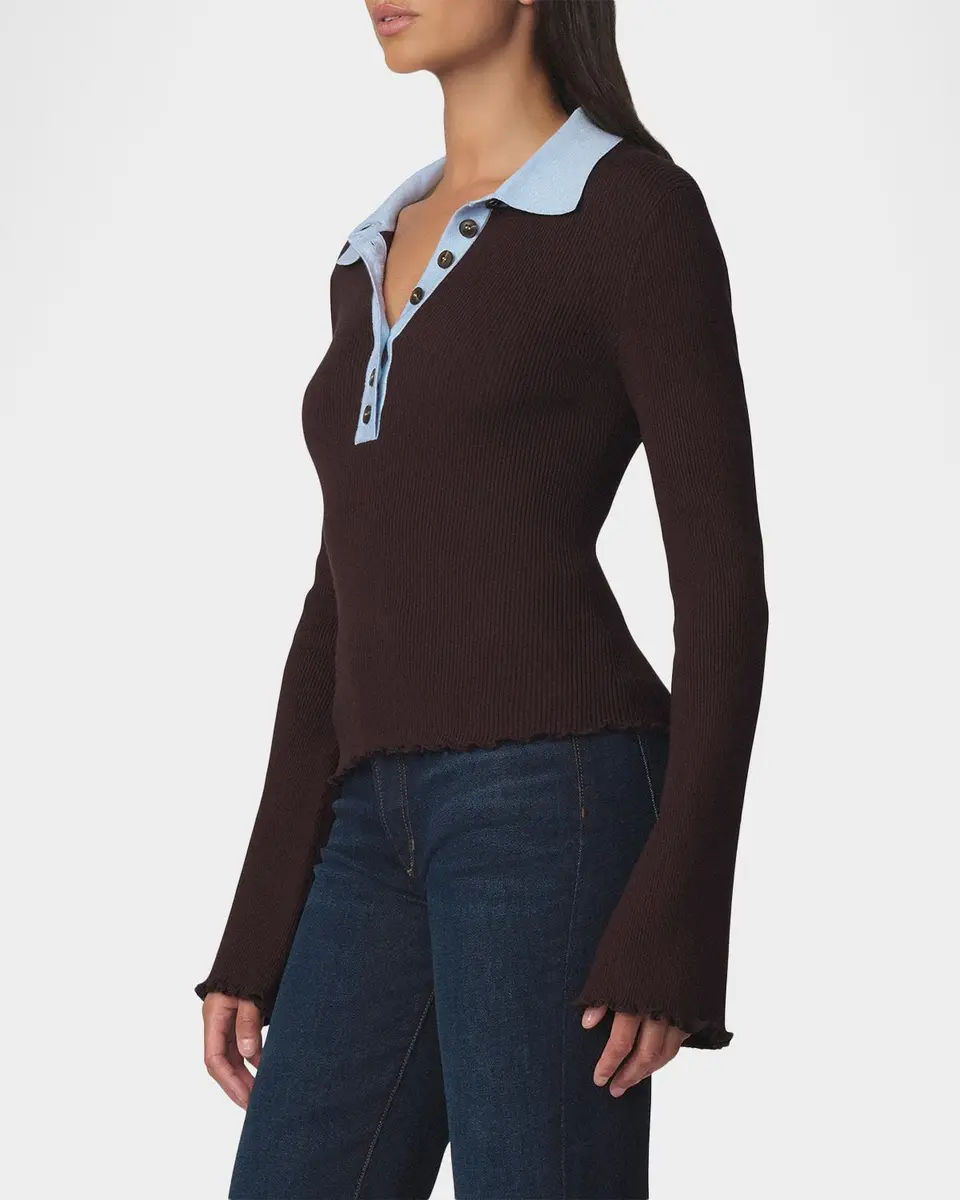 Joe's Jeans The Riley Polo Sweater | Thumbnail 6