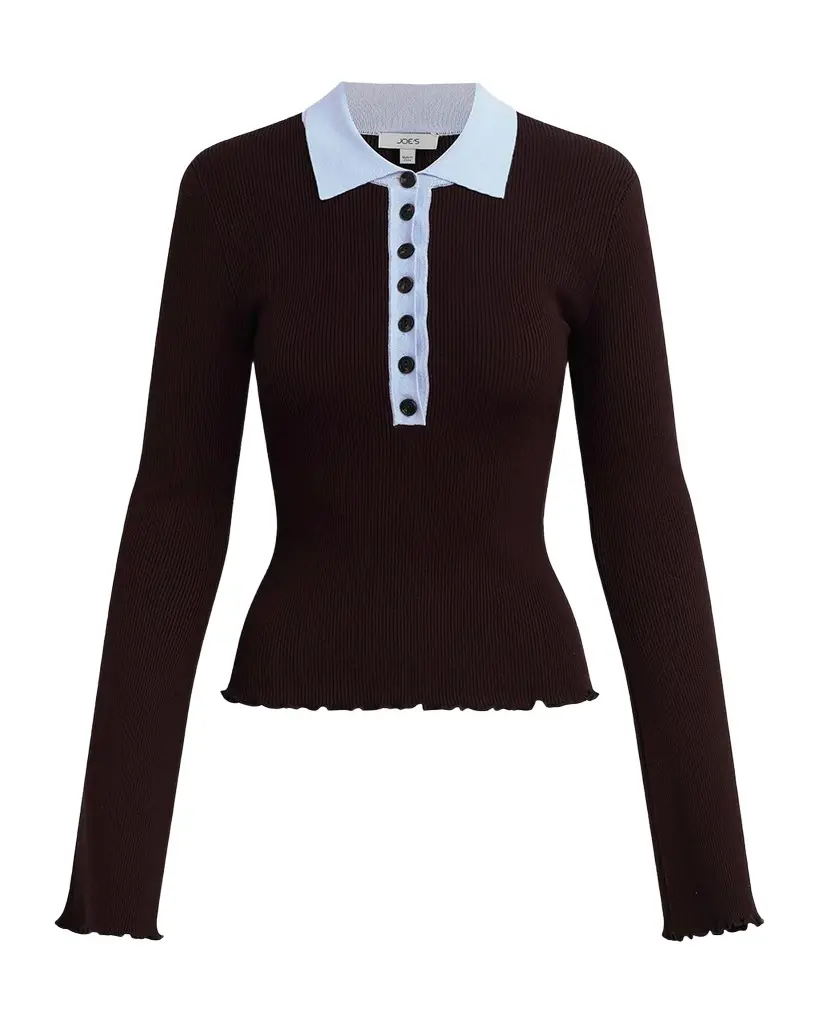 Joe's Jeans The Riley Polo Sweater | Image 1 Joe's Jeans The Riley Polo Sweater | Image 1