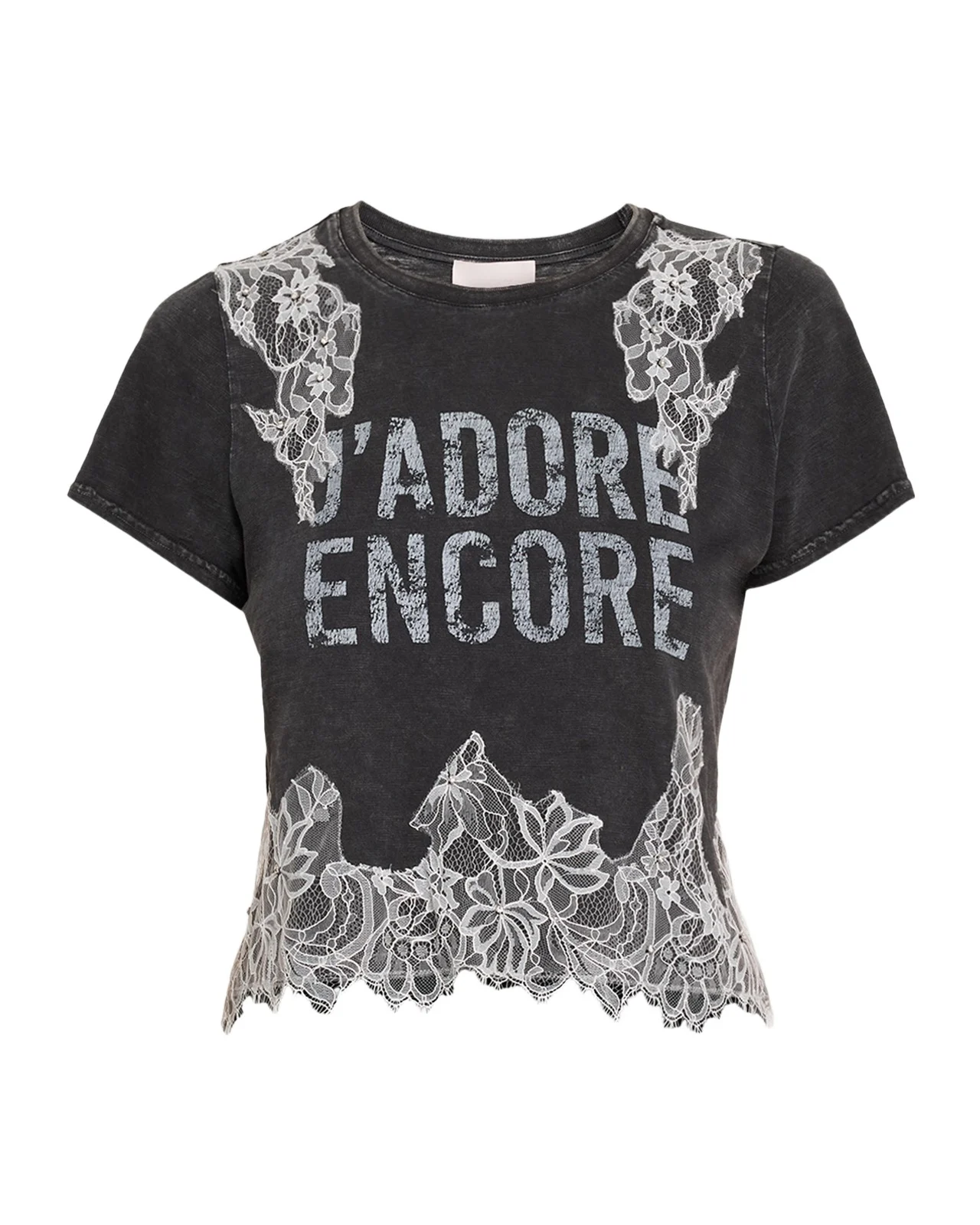 J 'Adore Encore Cropped T-Shirt J 'Adore Encore Cropped T-Shirt