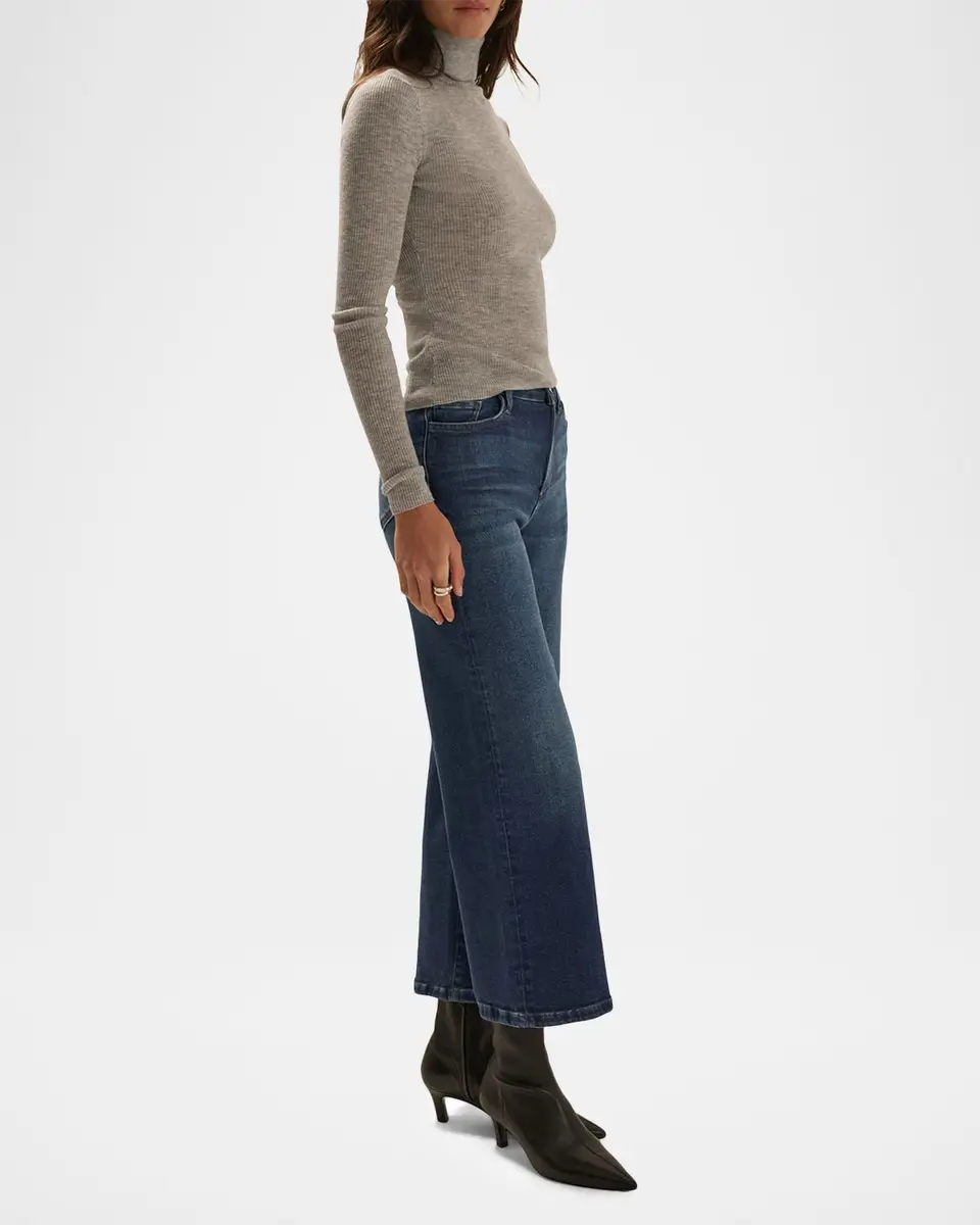 Favorite Daughter The Ruby Mid-Rise Wide-Leg Denim Jeans | Thumbnail 4 Favorite Daughter The Ruby Mid-Rise Wide-Leg Denim Jeans | Thumbnail 4