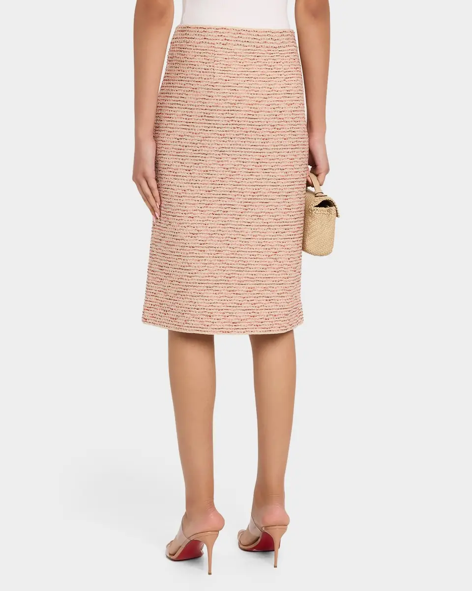 Misook Ribbon Tweed Knit Straight Skirt | Thumbnail 3