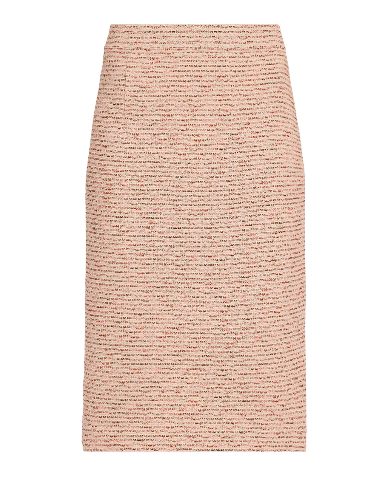 Ribbon Tweed Knit Straight Skirt
