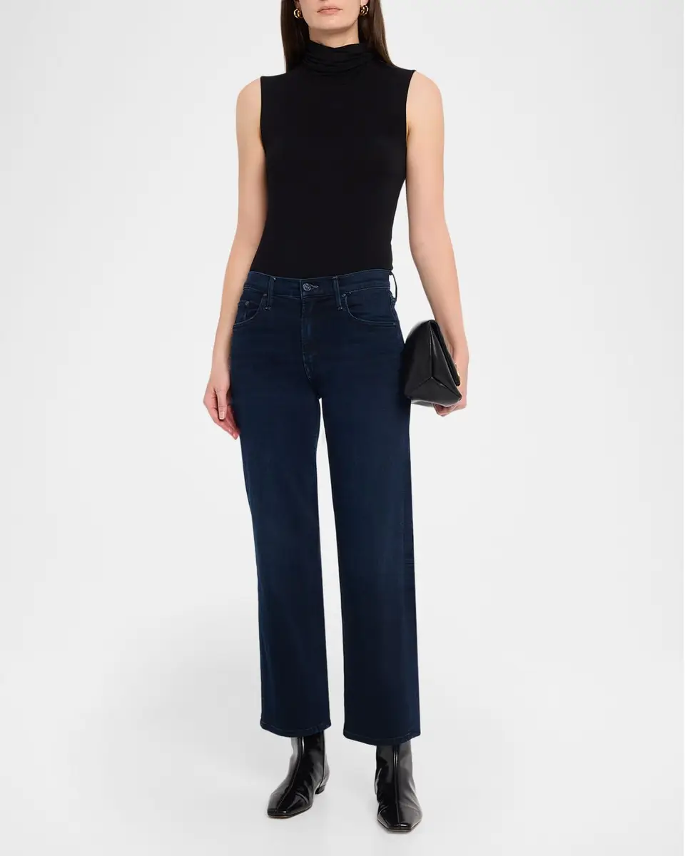 Mother The Mid-Rise Rambler Zip Ankle Jeans | Thumbnail 2 Mother The Mid-Rise Rambler Zip Ankle Jeans | Thumbnail 2