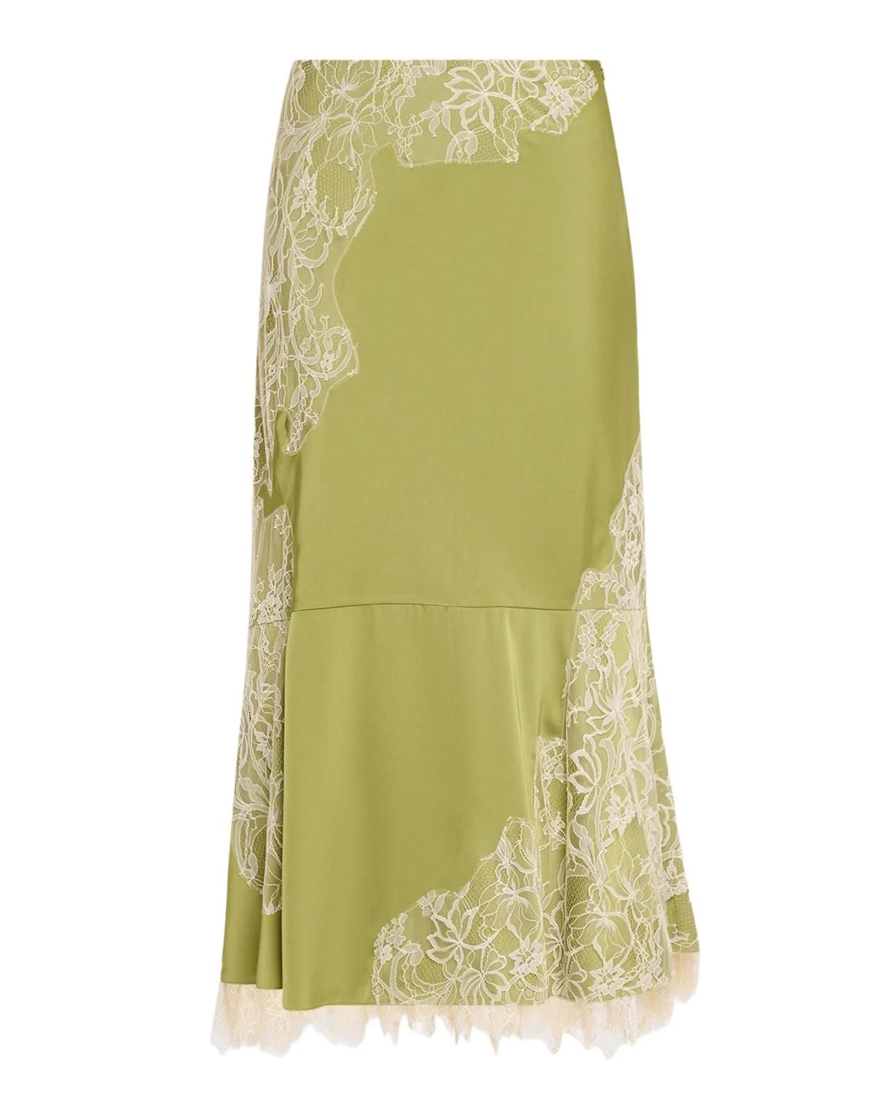 Esme Lace Satin Liore Midi Skirt Esme Lace Satin Liore Midi Skirt