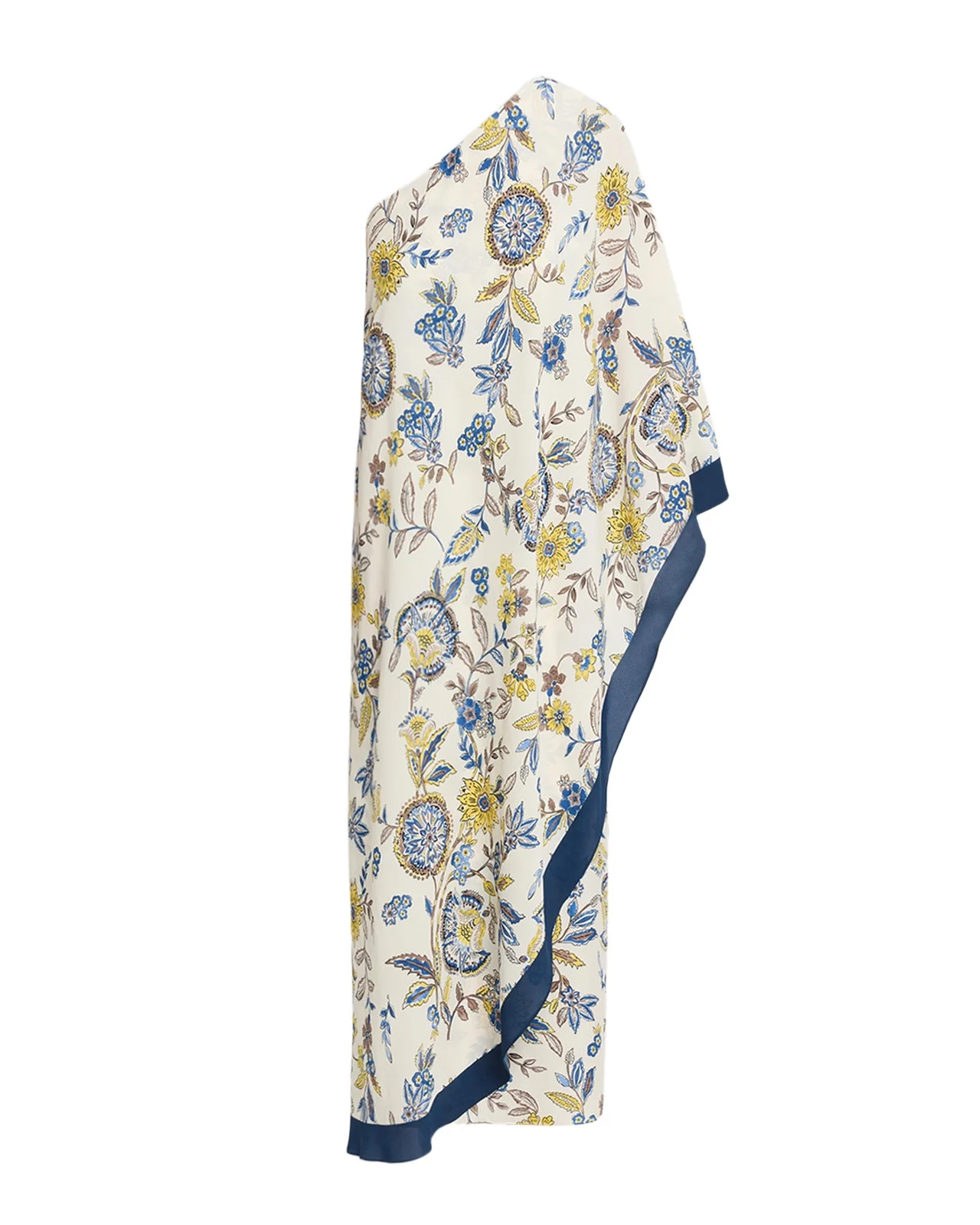 Elie Tahari The Arlene Printed One-Shoulder Maxi Dress