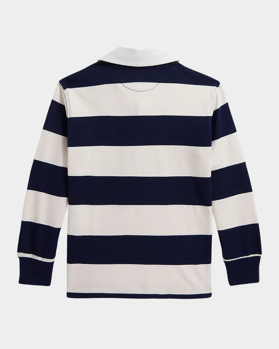 Polo Ralph Lauren Boy's The Iconic Rugby Shirt | Thumbnail 2 Polo Ralph Lauren Boy's The Iconic Rugby Shirt | Thumbnail 2