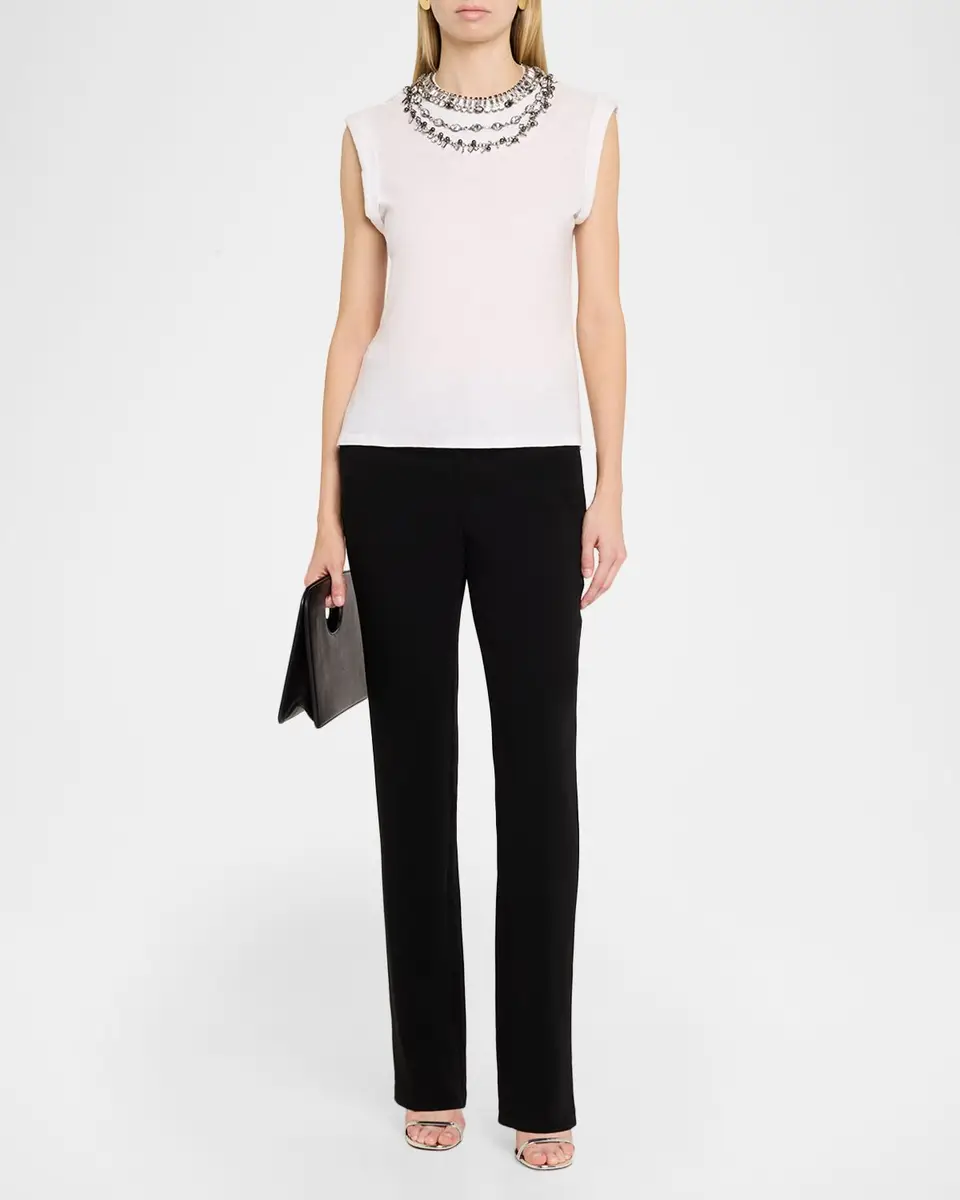 Cinq à Sept Bella Chunky Layered Necklace T-Shirt | Thumbnail 2