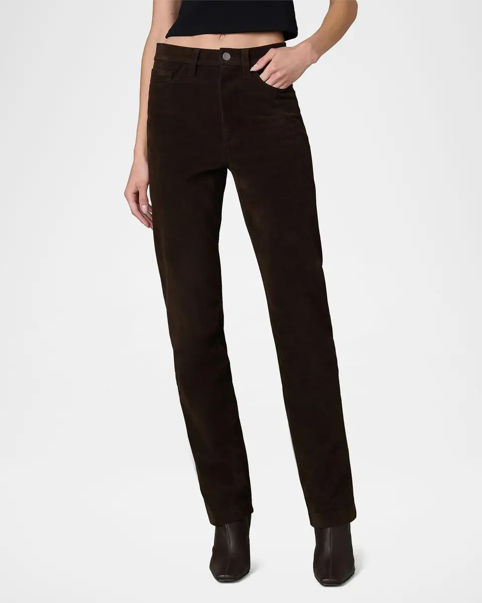 Joe 's Jeans Margot Faux-Suede Slim-Fit Pants | Thumbnail 4 Joe 's Jeans Margot Faux-Suede Slim-Fit Pants | Thumbnail 4