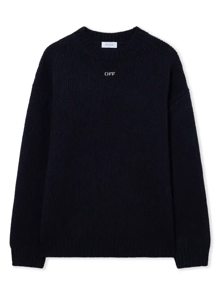 Maxi Arrow Embroidered Knit Crewneck Maxi Arrow Embroidered Knit Crewneck
