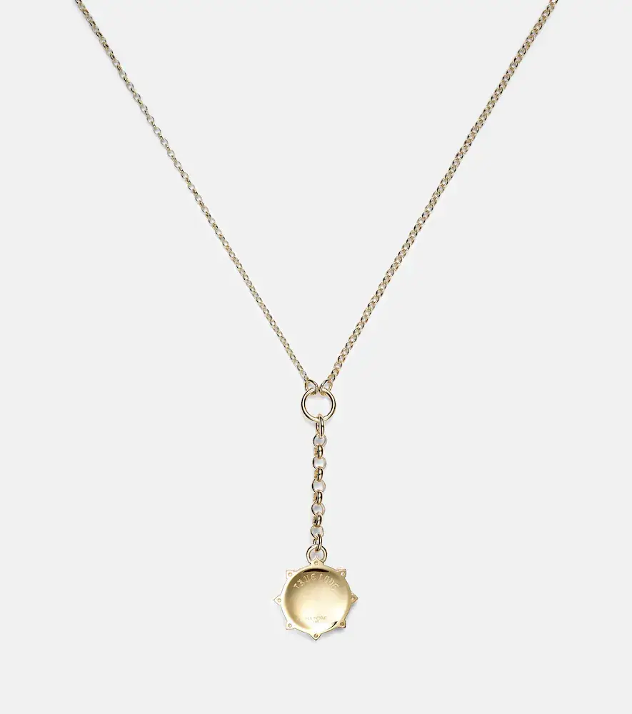 Foundrae Spark Love 18kt gold chain necklace with diamond | Thumbnail 2