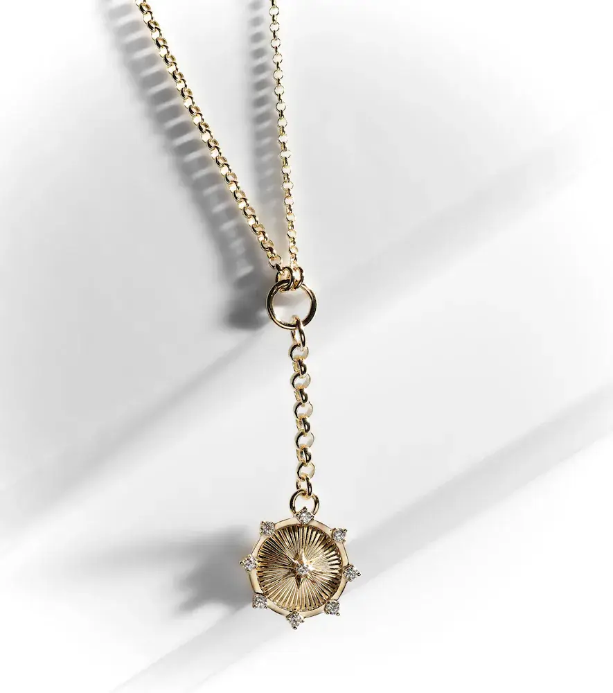 Foundrae Spark Love 18kt gold chain necklace with diamond | Thumbnail 5