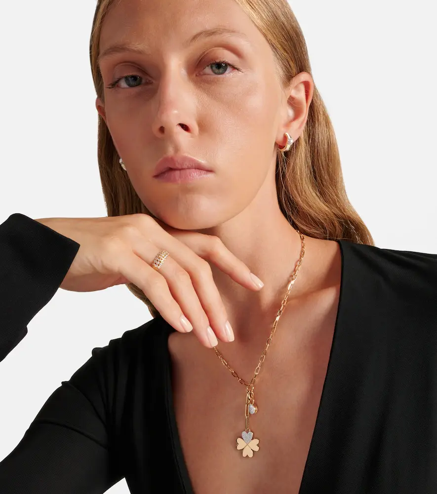 Foundrae True Love 18kt gold pendant necklace with diamonds | Thumbnail 4 Foundrae True Love 18kt gold pendant necklace with diamonds | Thumbnail 4