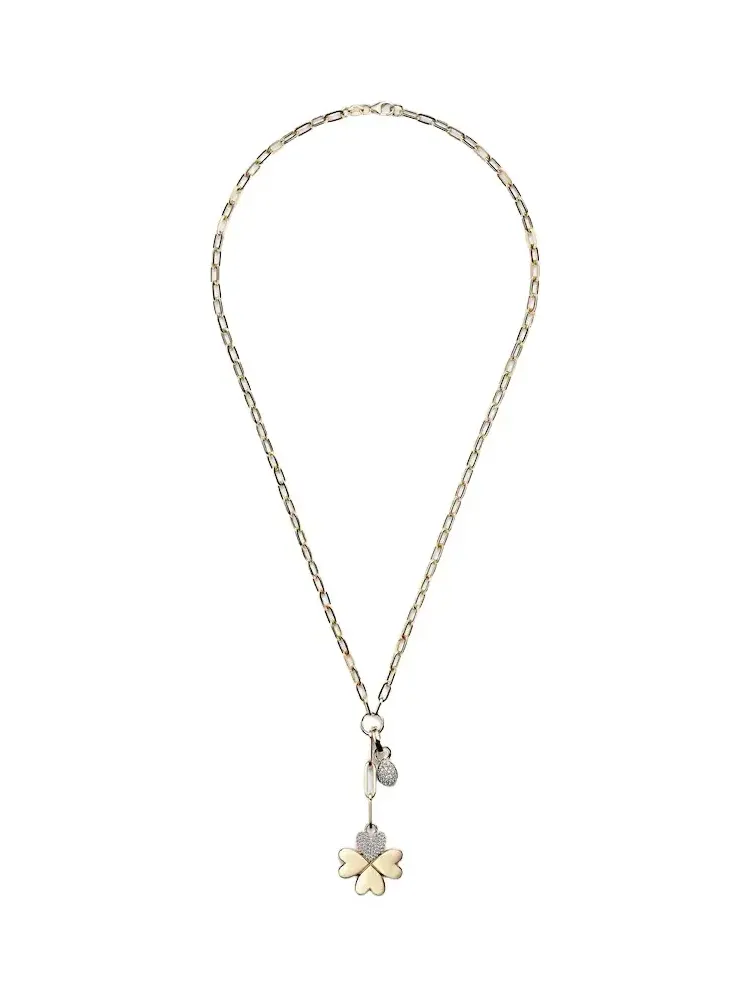 True Love 18kt gold pendant necklace with diamonds True Love 18kt gold pendant necklace with diamonds