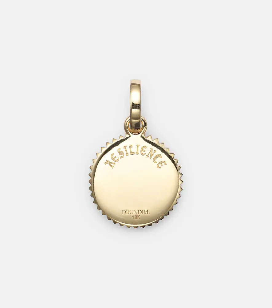 Foundrae Resilience 18kt gold pendant necklace with diamonds | Thumbnail 2