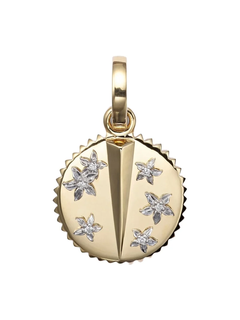 Resilience Blossoms 18kt gold pendant with diamonds Resilience Blossoms 18kt gold pendant with diamonds