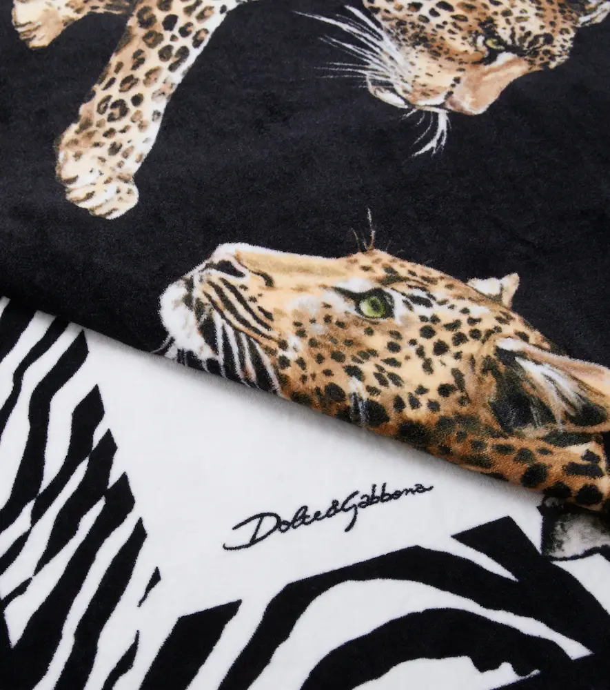 Dolce & Gabbana Casa Leopardo cotton beach towel | Thumbnail 4 Dolce & Gabbana Casa Leopardo cotton beach towel | Thumbnail 4