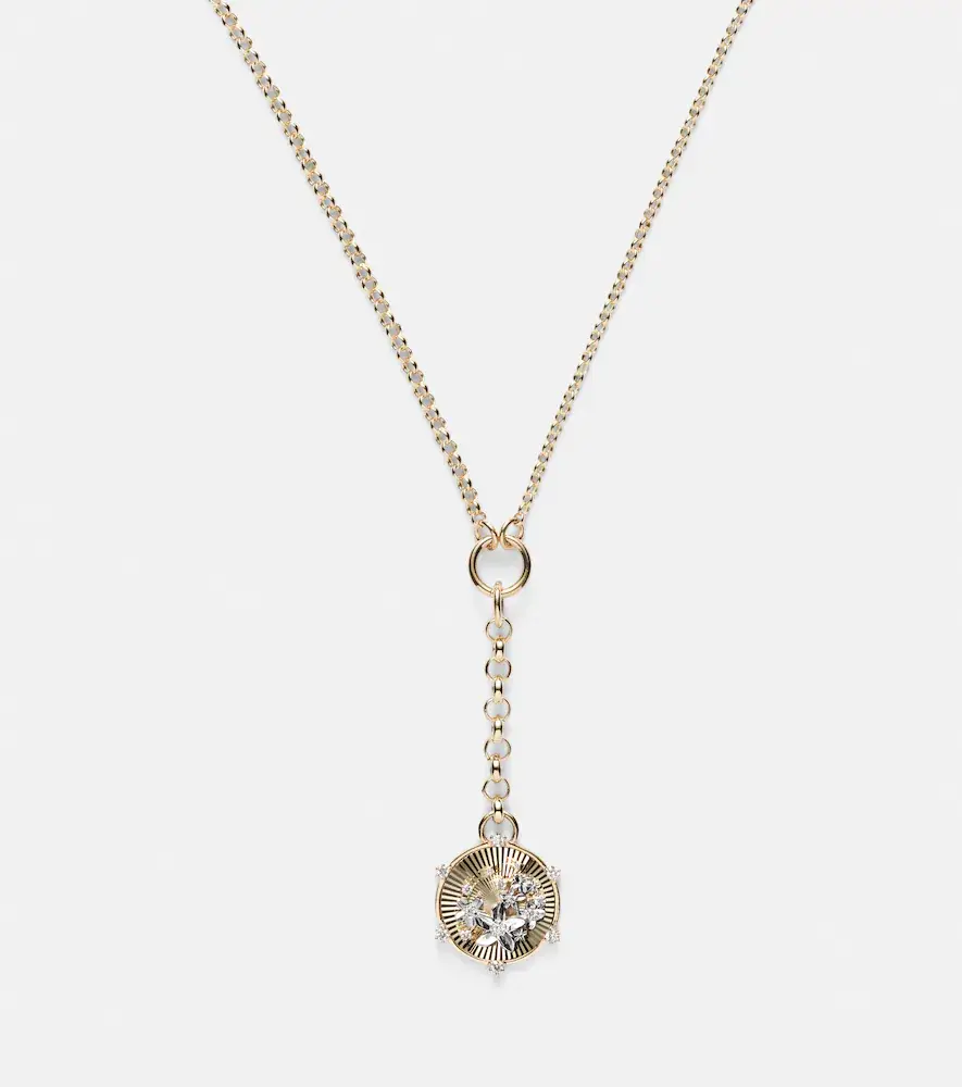 Foundrae Resilience Blossoms Small 18kt gold chain necklace with diamonds | Thumbnail 2 Foundrae Resilience Blossoms Small 18kt gold chain necklace with diamonds | Thumbnail 2