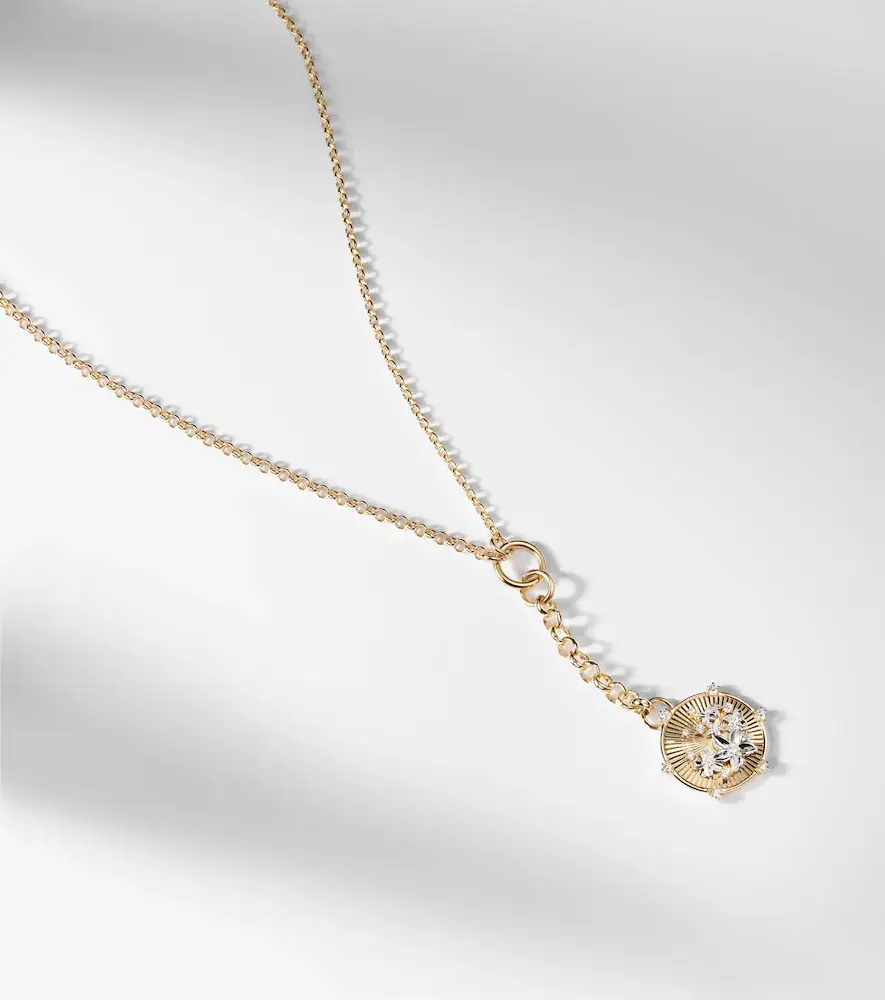 Foundrae Resilience Blossoms Small 18kt gold chain necklace with diamonds | Thumbnail 7 Foundrae Resilience Blossoms Small 18kt gold chain necklace with diamonds | Thumbnail 7