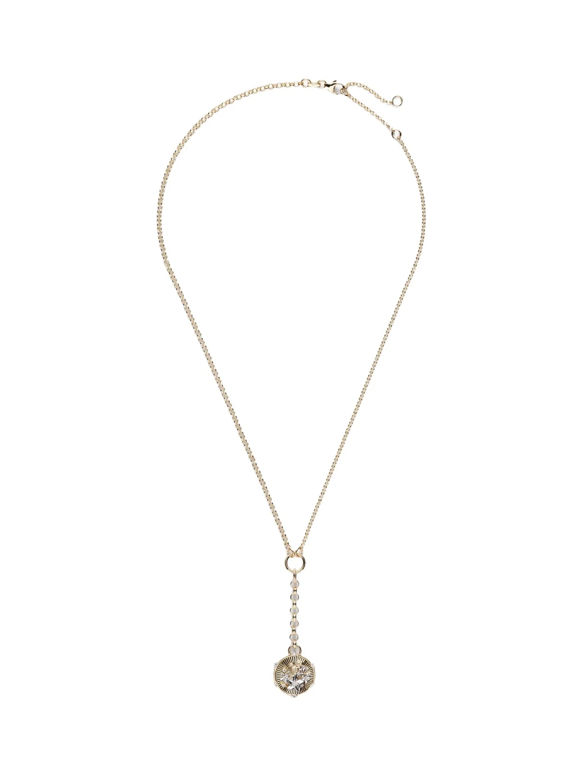 Resilience Blossoms Small 18kt gold pendant necklace with diamonds Resilience Blossoms Small 18kt gold pendant necklace with diamonds