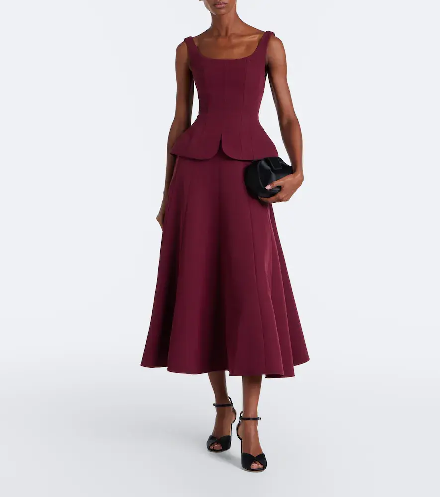 Roland Mouret Peplum crêpe corset dress | Thumbnail 4 Roland Mouret Peplum crêpe corset dress | Thumbnail 4