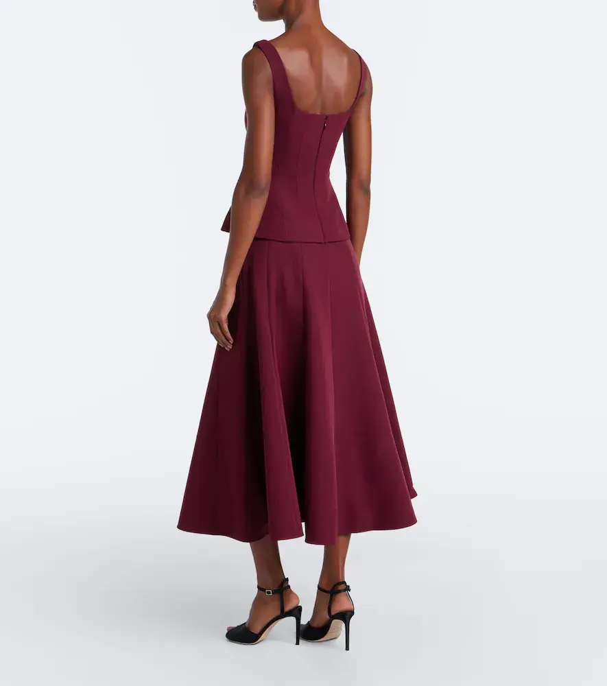 Roland Mouret Peplum crêpe corset dress | Thumbnail 5 Roland Mouret Peplum crêpe corset dress | Thumbnail 5