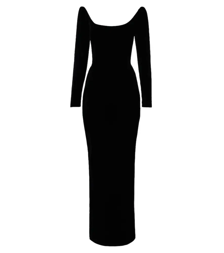 Mugler Velvet bustier gown | Image 1 Mugler Velvet bustier gown | Image 1