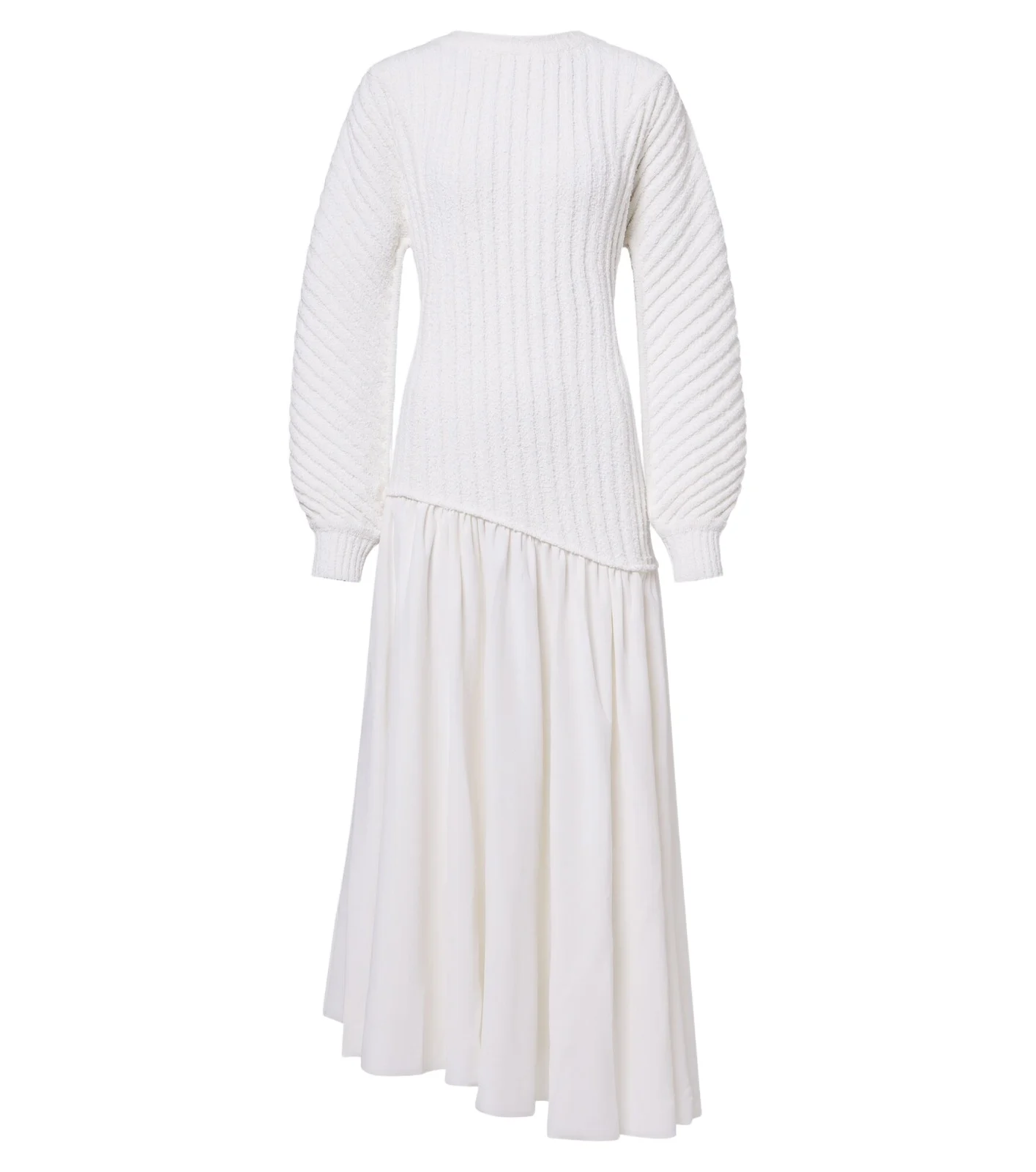 Asymmetric midi dress