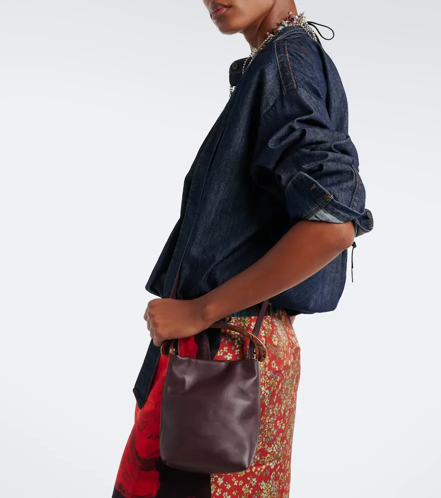 Dries Van Noten Small leather top-handle bag | Thumbnail 5 Dries Van Noten Small leather top-handle bag | Thumbnail 5