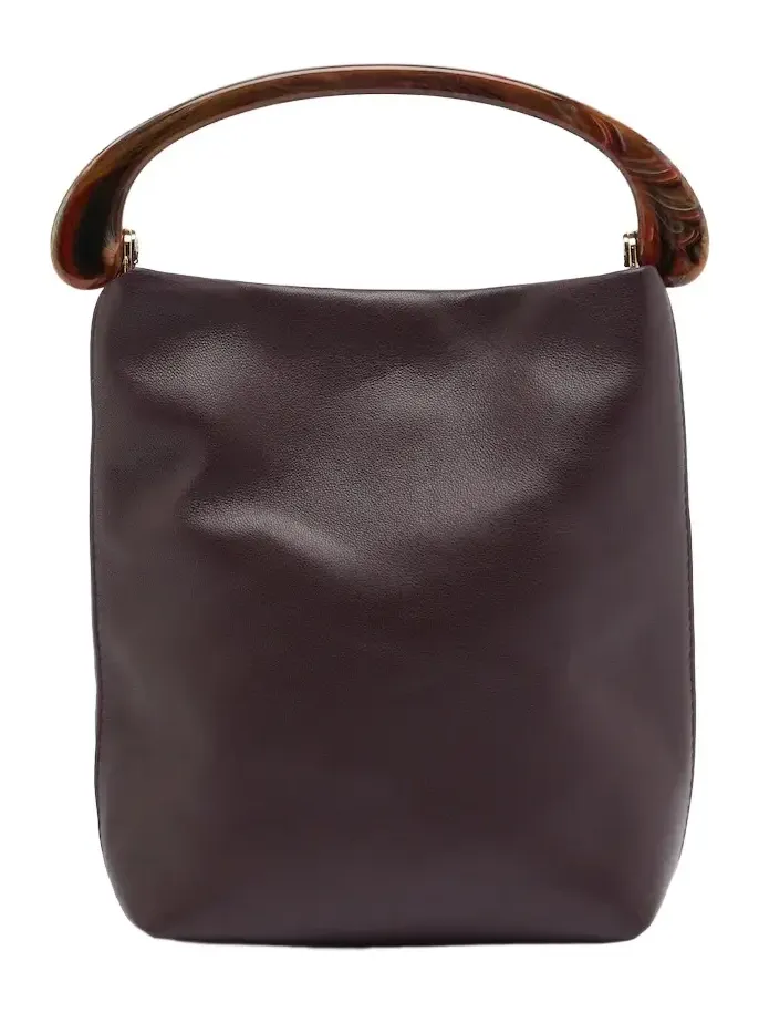 Dries Van Noten Small leather top-handle bag