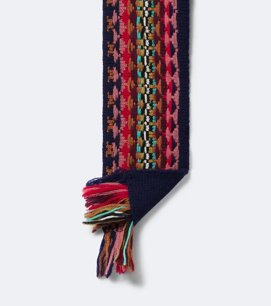Dries Van Noten Wool jacquard scarf | Thumbnail 3