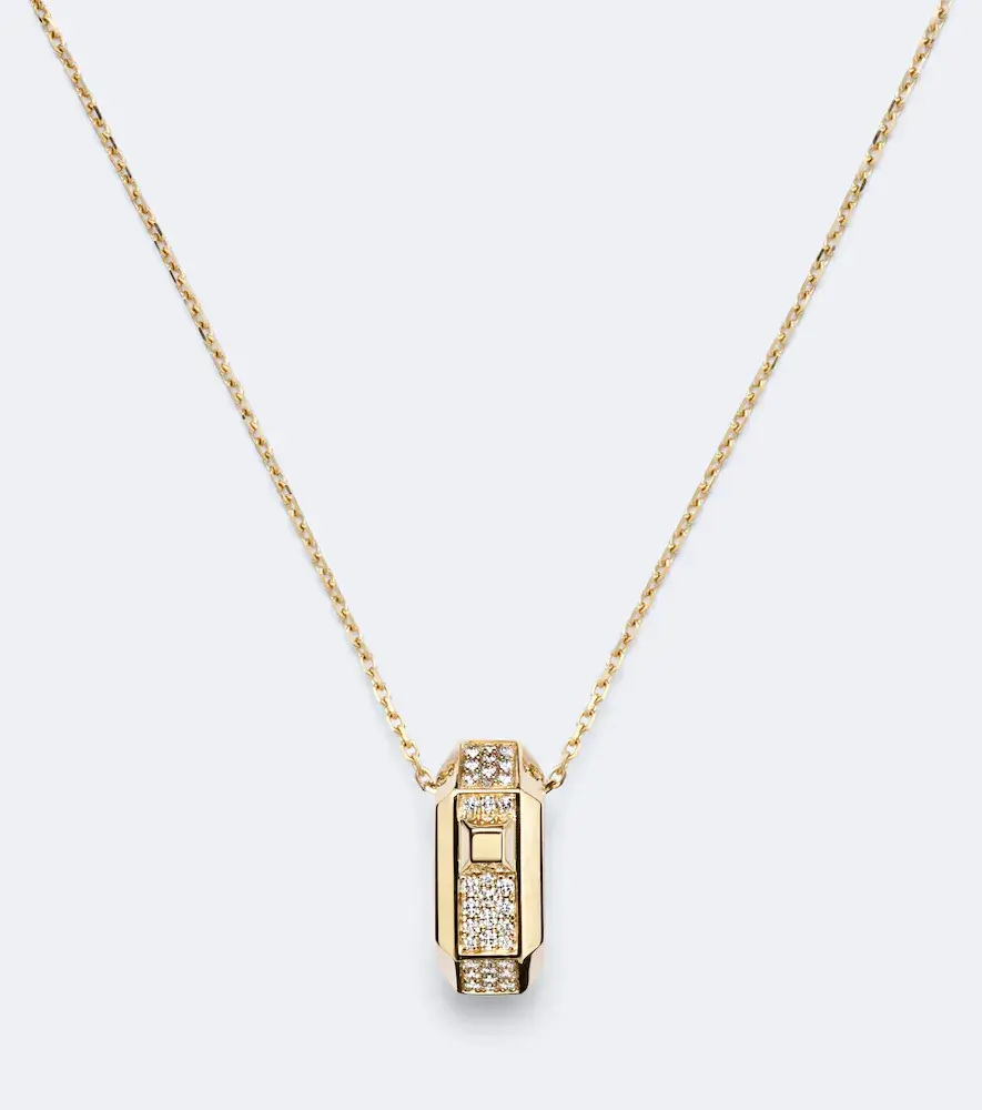 Messika Moderniste 18kt gold pendant necklace with diamonds | Thumbnail 3 Messika Moderniste 18kt gold pendant necklace with diamonds | Thumbnail 3