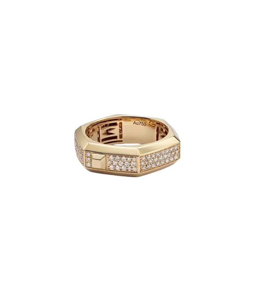Messika Moderniste 18kt gold ring with diamonds