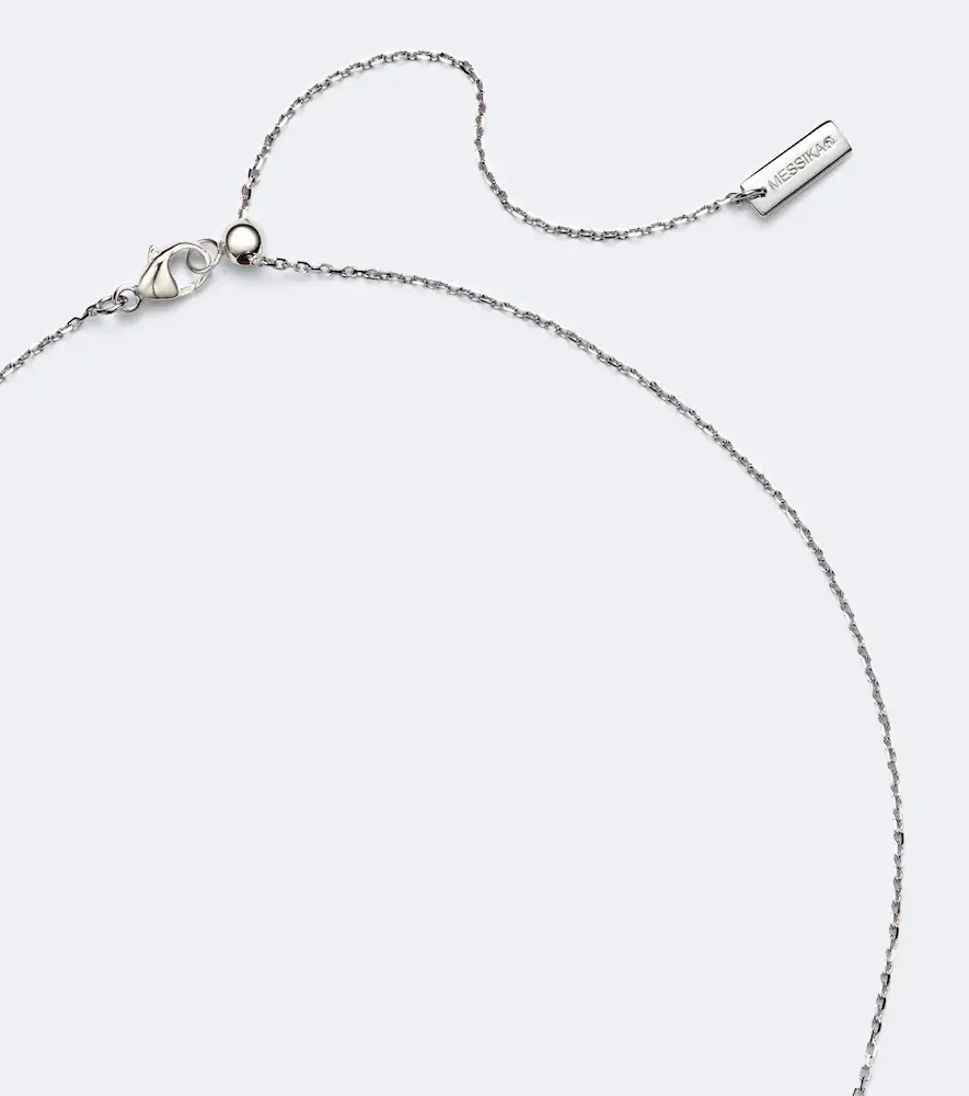Messika Joy 18kt white gold pendant necklace with diamonds | Thumbnail 2