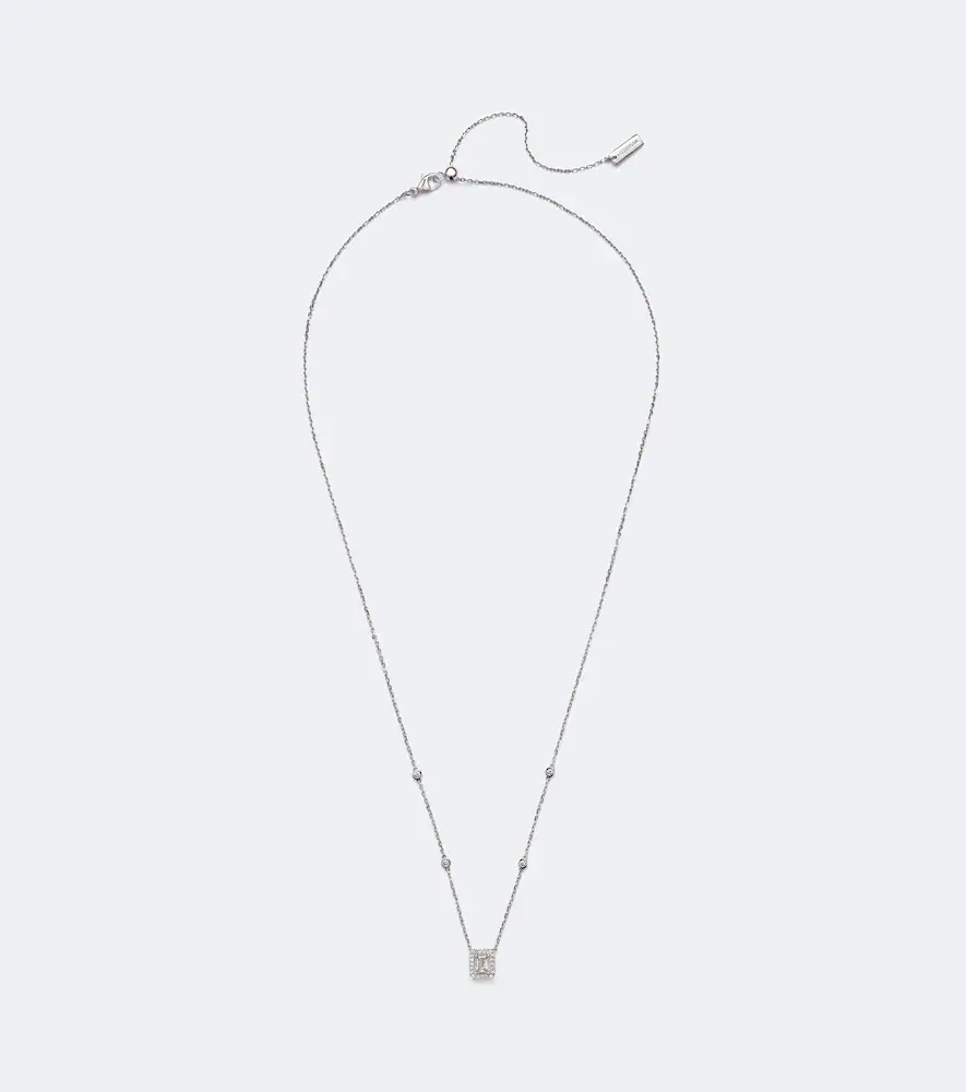 Messika Joy 18kt white gold pendant necklace with diamonds | Image 1 Messika Joy 18kt white gold pendant necklace with diamonds | Image 1