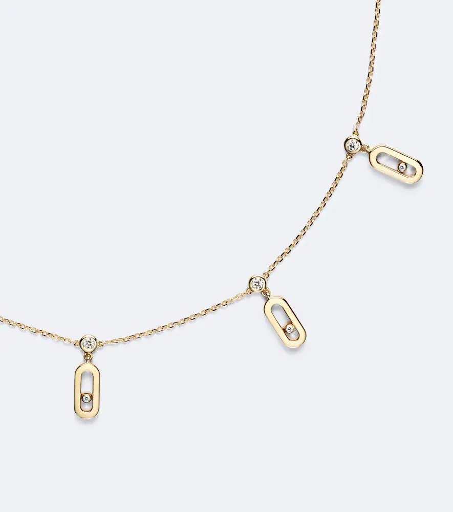 Messika Move Uno 18kt gold choker with diamonds | Thumbnail 3
