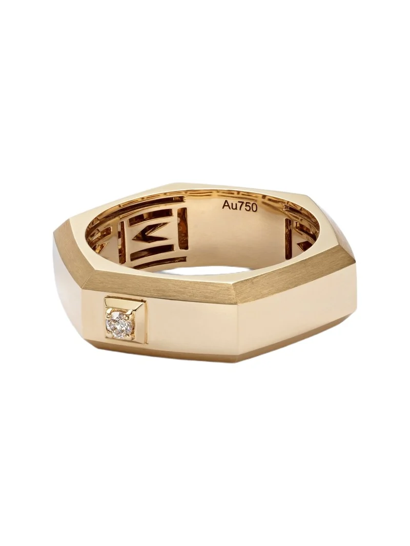 Moderniste Medium 18kt gold ring with diamond Moderniste Medium 18kt gold ring with diamond