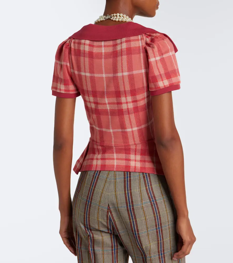 Vivienne Westwood Monday tartan cotton top | Thumbnail 3 Vivienne Westwood Monday tartan cotton top | Thumbnail 3