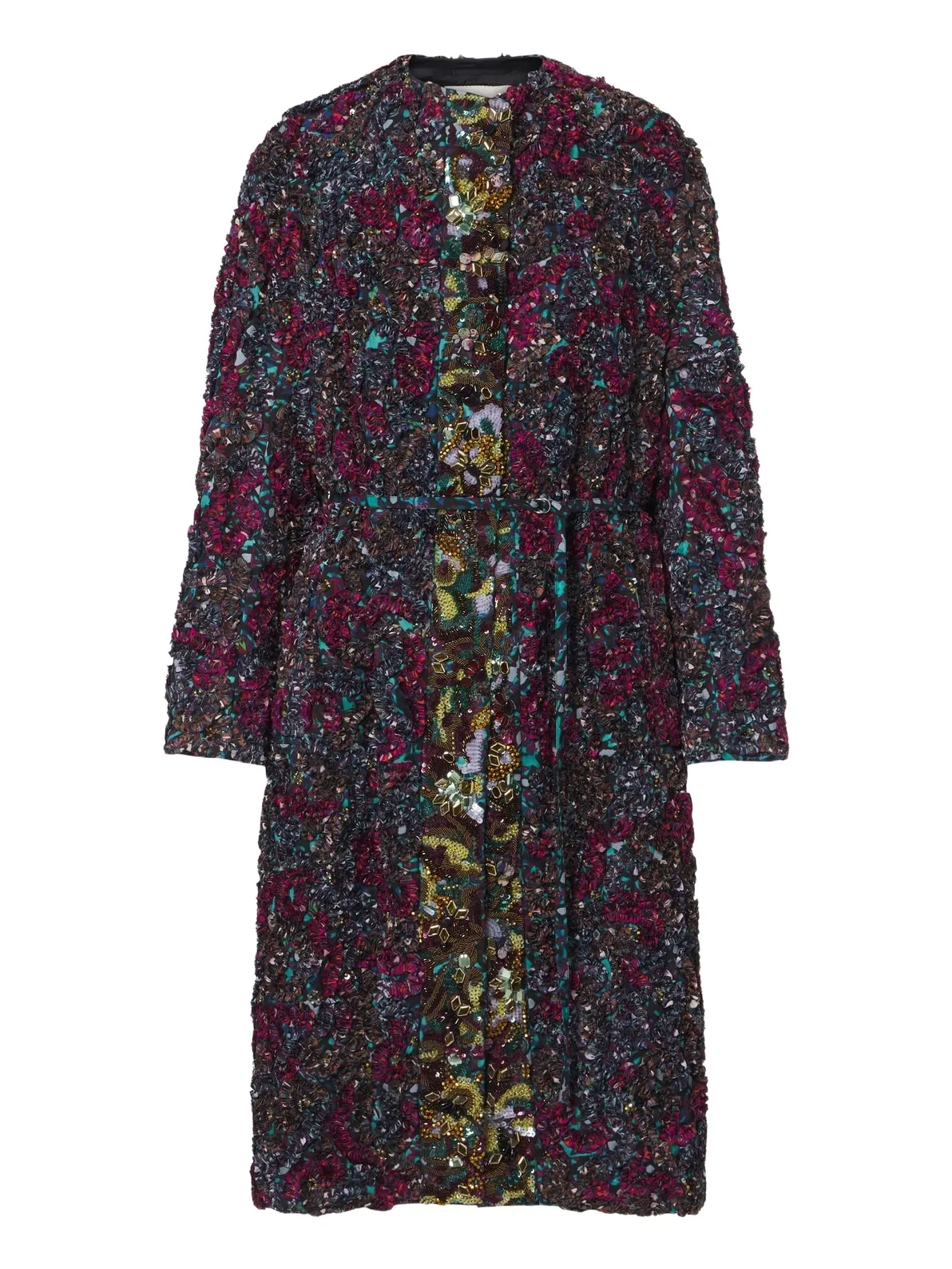 Dries Van Noten Embellished embroidered coat