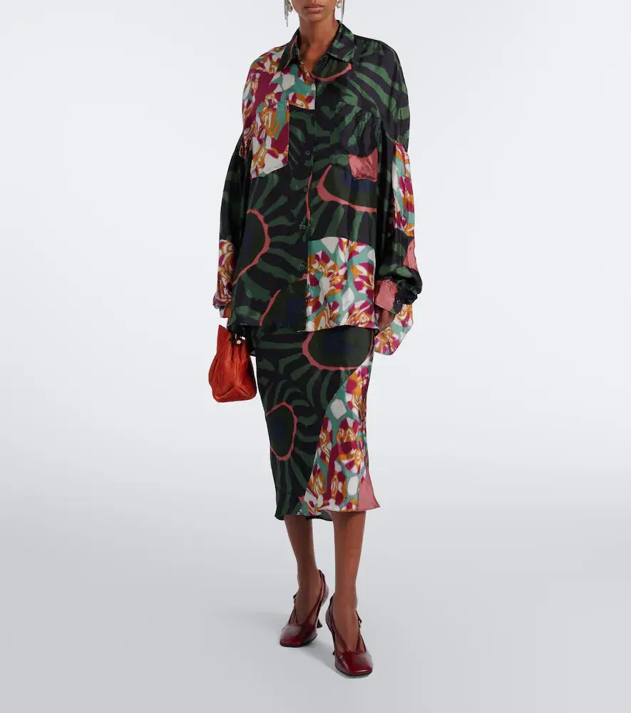 Dries Van Noten Printed twill shirt | Thumbnail 3