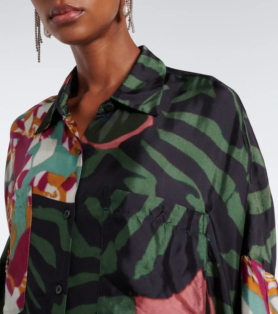 Dries Van Noten Printed twill shirt | Thumbnail 6