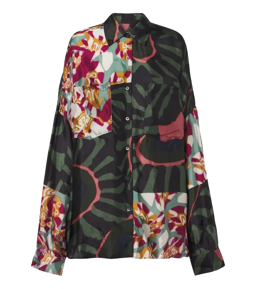 Dries Van Noten Printed twill shirt | Image 1 Dries Van Noten Printed twill shirt | Image 1