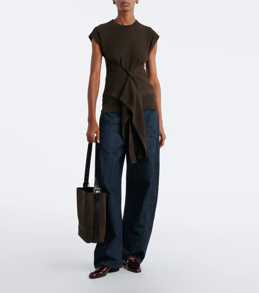 Lemaire Belted Medium leather tote bag | Thumbnail 4 Lemaire Belted Medium leather tote bag | Thumbnail 4