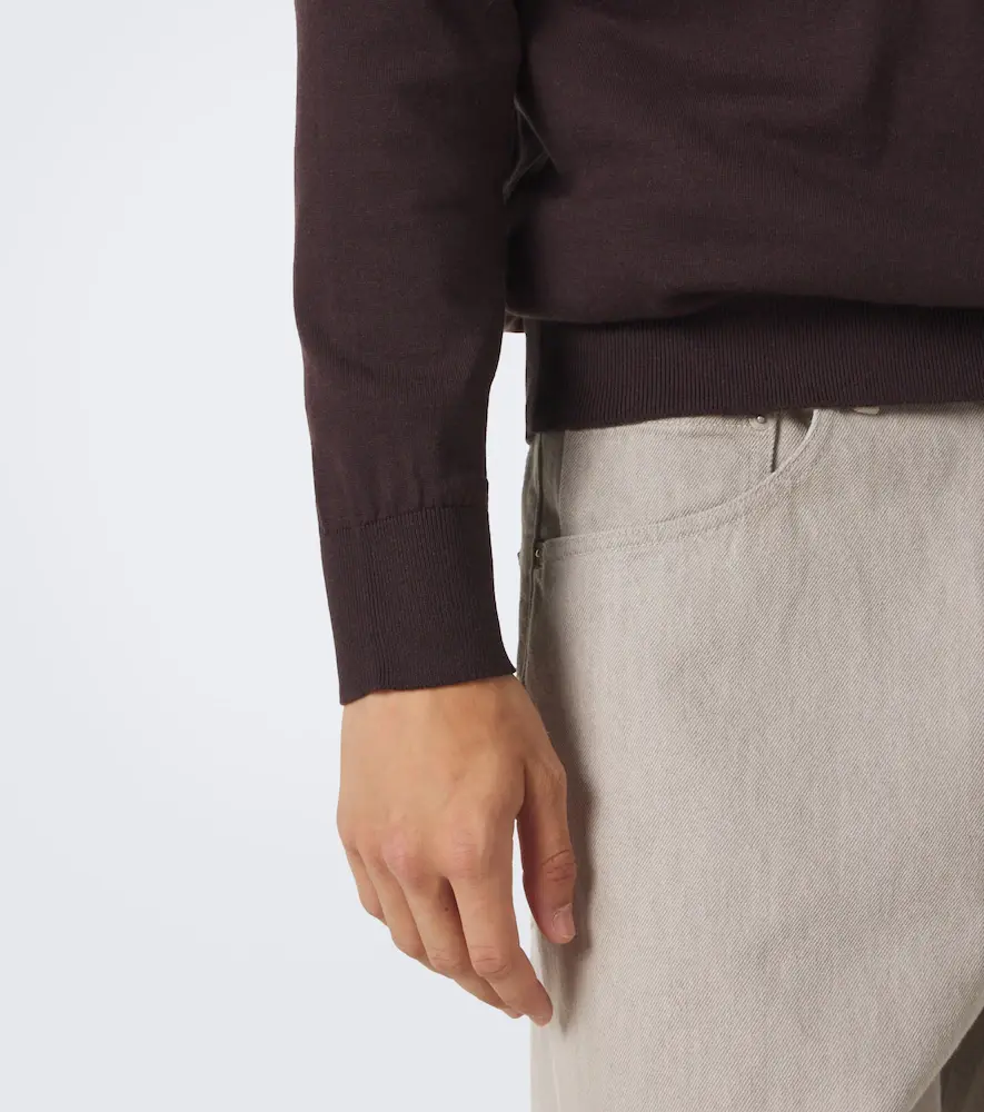 ELEVENTY Cotton and cashmere polo sweater | Thumbnail 5 ELEVENTY Cotton and cashmere polo sweater | Thumbnail 5