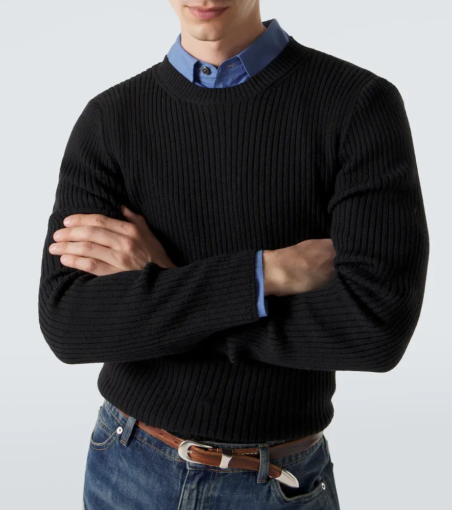 Our Legacy Compact ribbed-knit wool sweater | Thumbnail 5