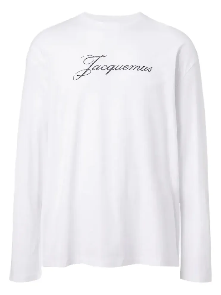 Jacquemus Logo cotton and hemp jersey T-shirt