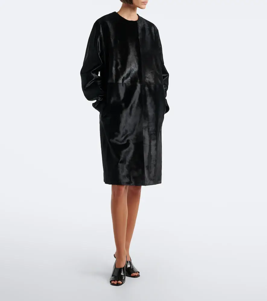 Loulou de Saison Lotta calf-hair coat | Thumbnail 2 Loulou de Saison Lotta calf-hair coat | Thumbnail 2