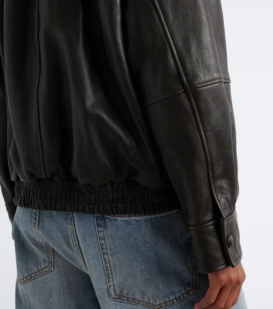Loulou de Saison Russo leather bomber jacket | Thumbnail 5 Loulou de Saison Russo leather bomber jacket | Thumbnail 5