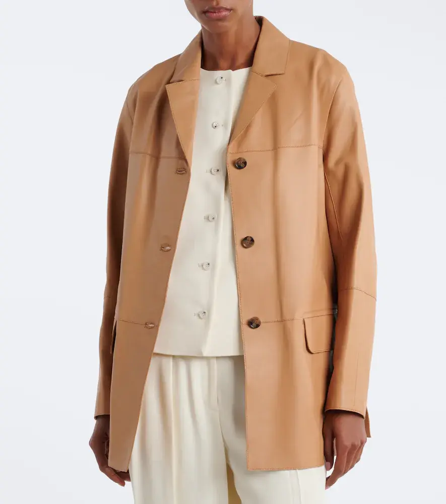 Loulou de Saison Nari leather jacket | Thumbnail 3